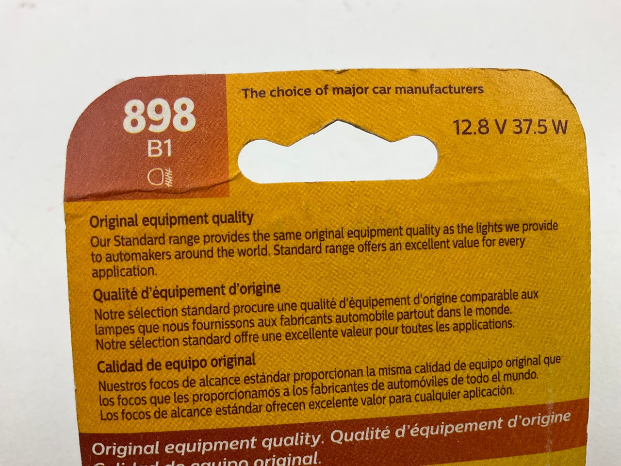 Philips 898B1 Standard Fog Lamp Light Bulb 898