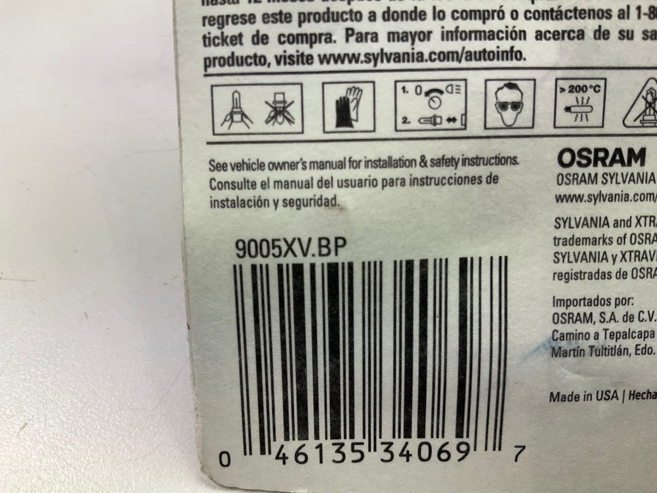 Philips 9005XVBP XtraVision Performance Halogen Headlight Headlamp Bulb
