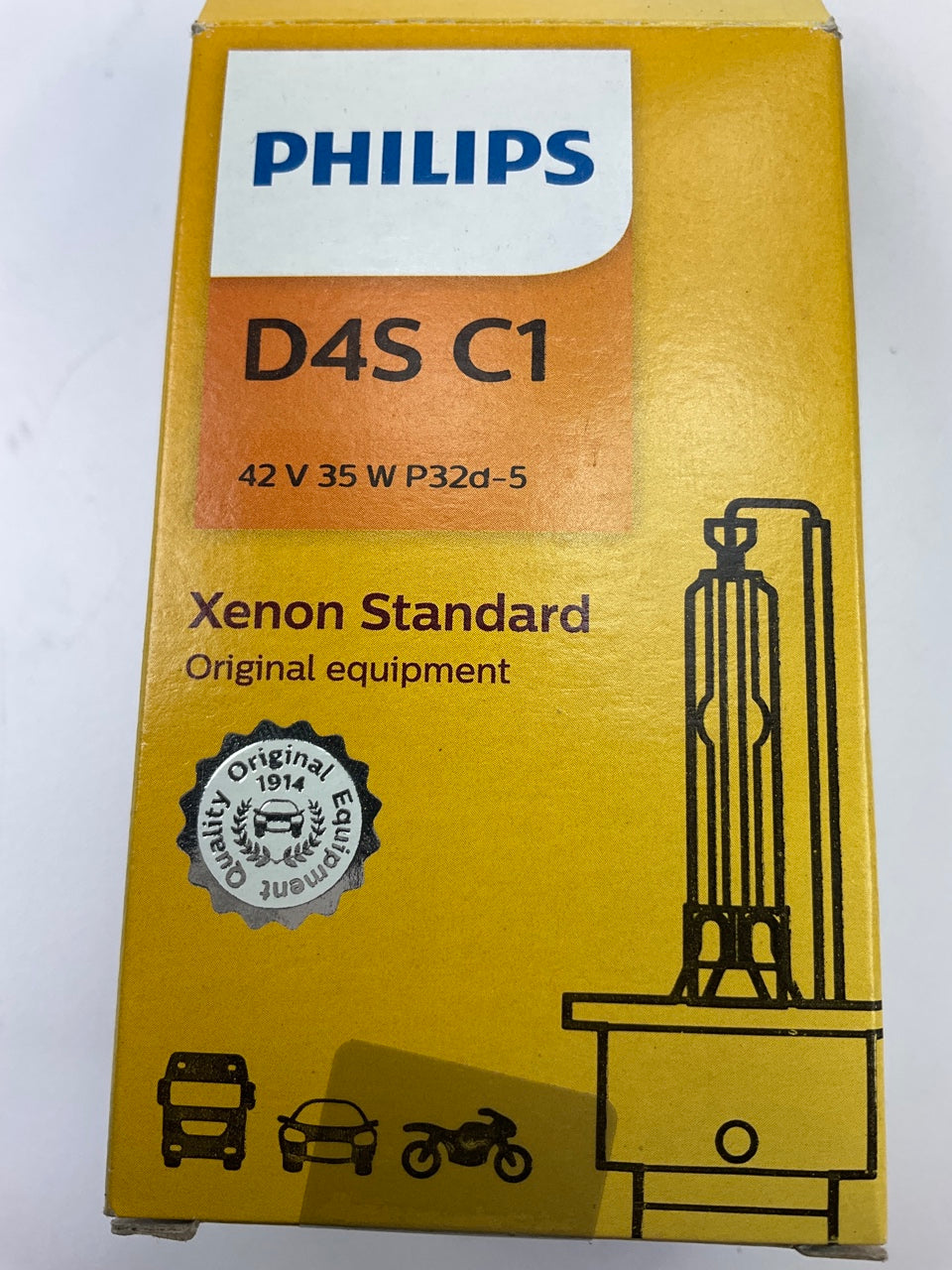Philips D4SC1 HID Headlight Headlamp Bulb Light Bulb # D4S - 2 Pack
