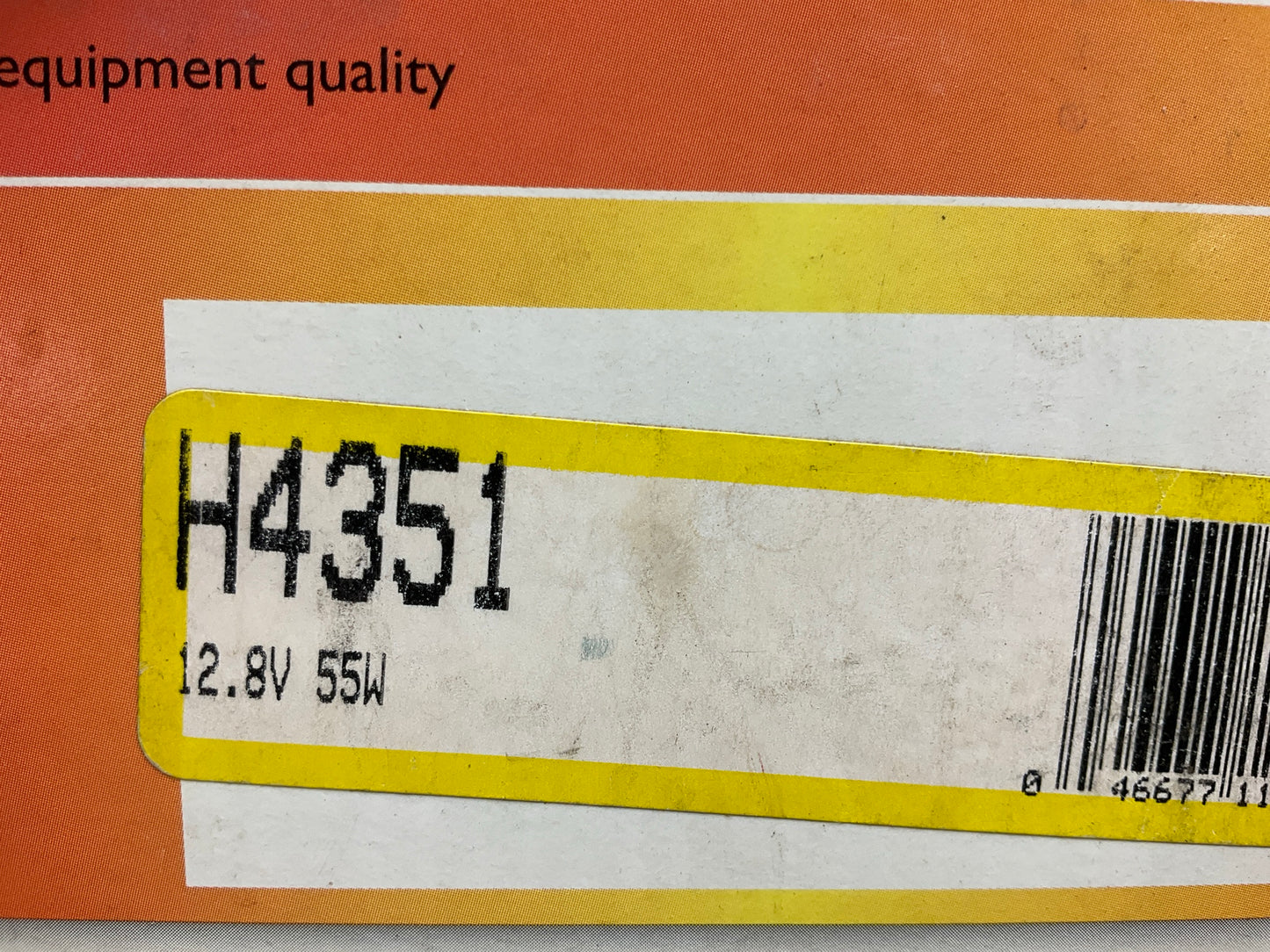 (2) GE Bulbs In Philips Box - H4351 Sealed Beam Headlight Headlamp Bulb