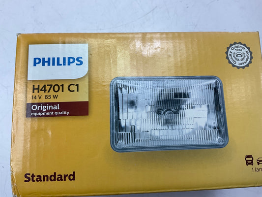 Philips H4701C1 Sealed Beam Headlight Headlamp Light Lamp Bulb - Halogen