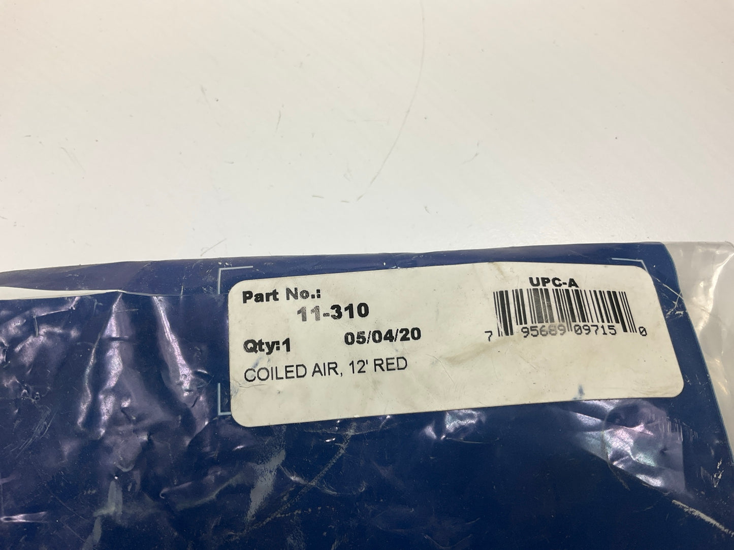 Phillips 11-310 Emergency Coiled Air Brake Hose 12 Foot Red Heavy Duty
