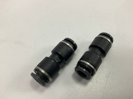 (10) Phillips 12-95044 Air Brake 1/4'' Push To Connect PTC Full Union Fittings