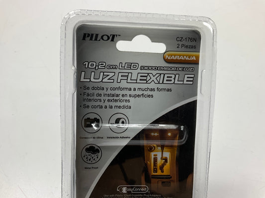 Pilot CZ-176N - 4'' LED Flex Light Strip, Orange, 2PC 12V
