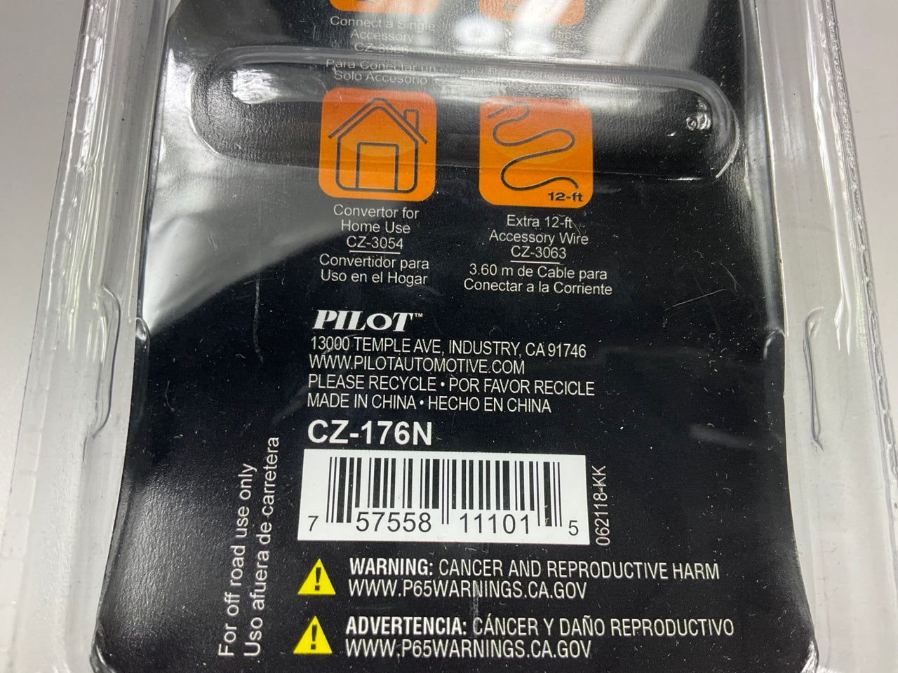 Pilot CZ-176N - 4'' LED Flex Light Strip, Orange, 2PC 12V