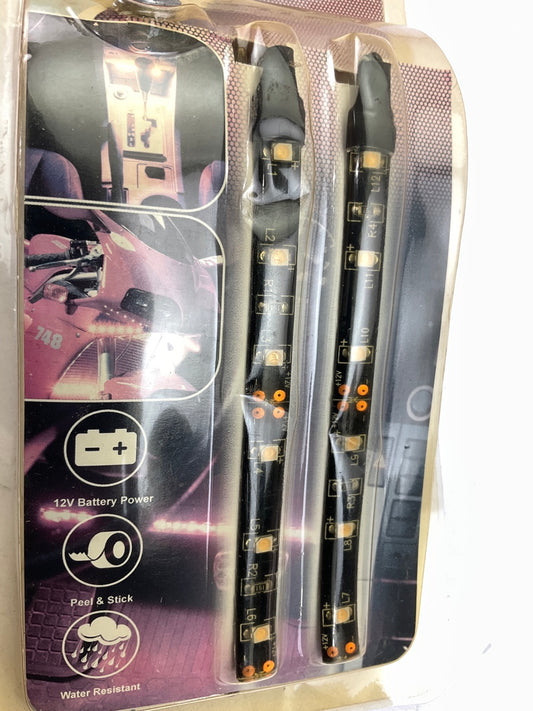 Pilot CZ-176P LED Flex Light Strip, Pink, 2PC X 4'', 12V
