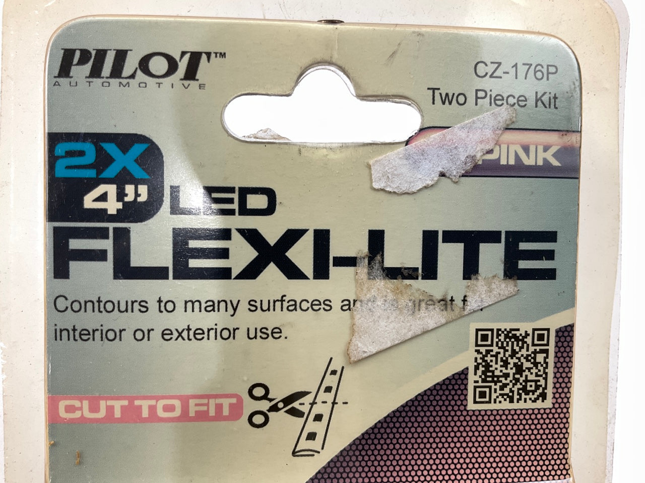 Pilot CZ-176P LED Flex Light Strip, Pink, 2PC X 4'', 12V