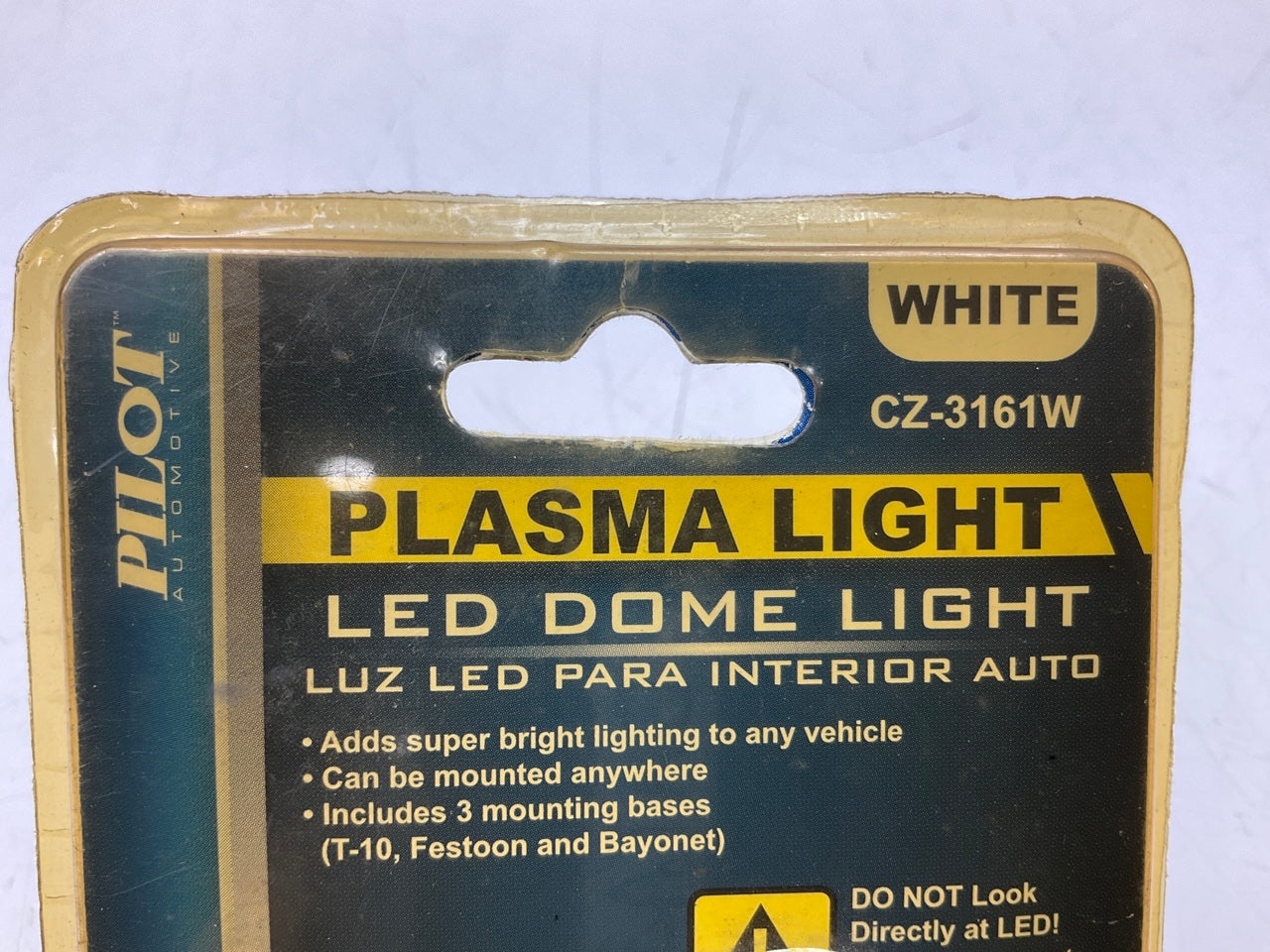 Pilot CZ-3161W - White COB LED Dome Light Bulb, 12V 1.5W
