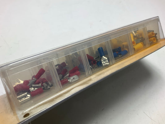 Pilot EL-183 Ring & Disconnect Terminal Kit, 120 Piece Connector Assortment