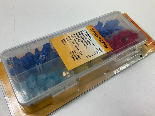 Pilot EL-185 Automotive Electrical Quick Splice Kit, 60 Piece