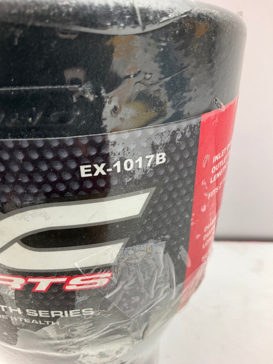 Pilot EX-1017B DC Sports Bolt-on Exhaust Tip, Black, For 2''-2.75'' Exhaust Pipe