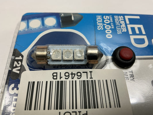 (10) Pilot IL-6461B Blue LED Light Bulb # 6461 50,000HRS 6461B