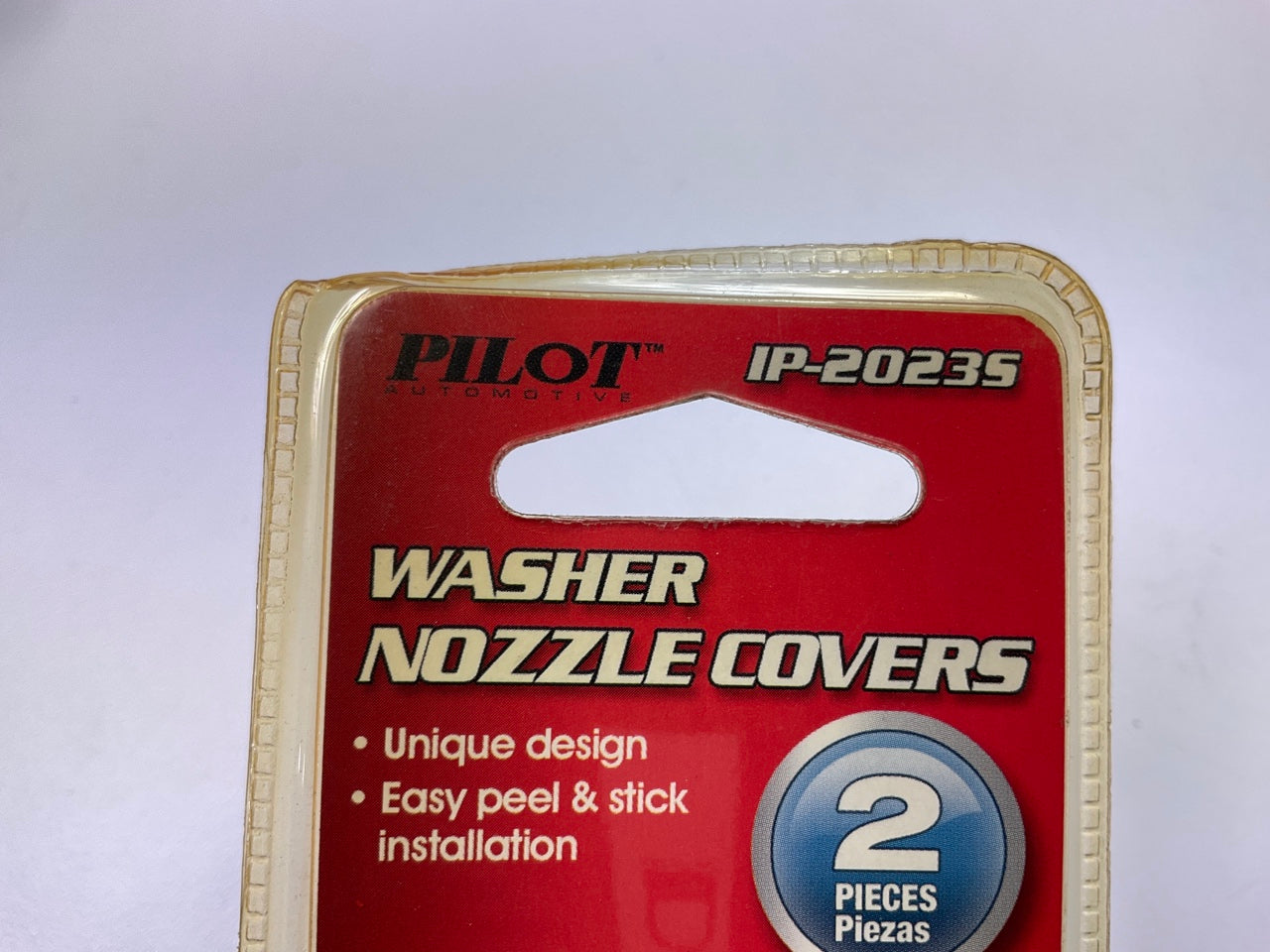 Pilot IP-2023S Silver Wiper Spray Nozzle Cover With Flame Accent