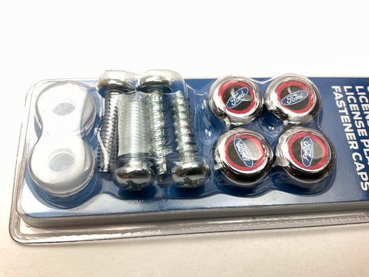 Pilot IP-353F Ford Logo License Plate Fastener Caps