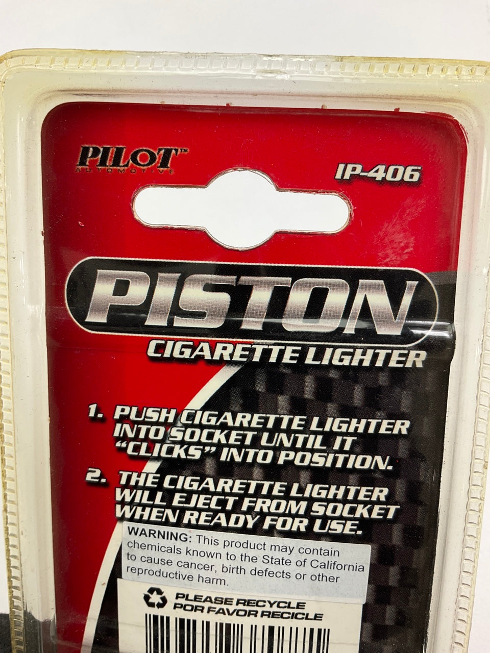 Pilot Automotive IP-406 Piston Shaped 12V Cigarette Lighter Cig Lighter Element