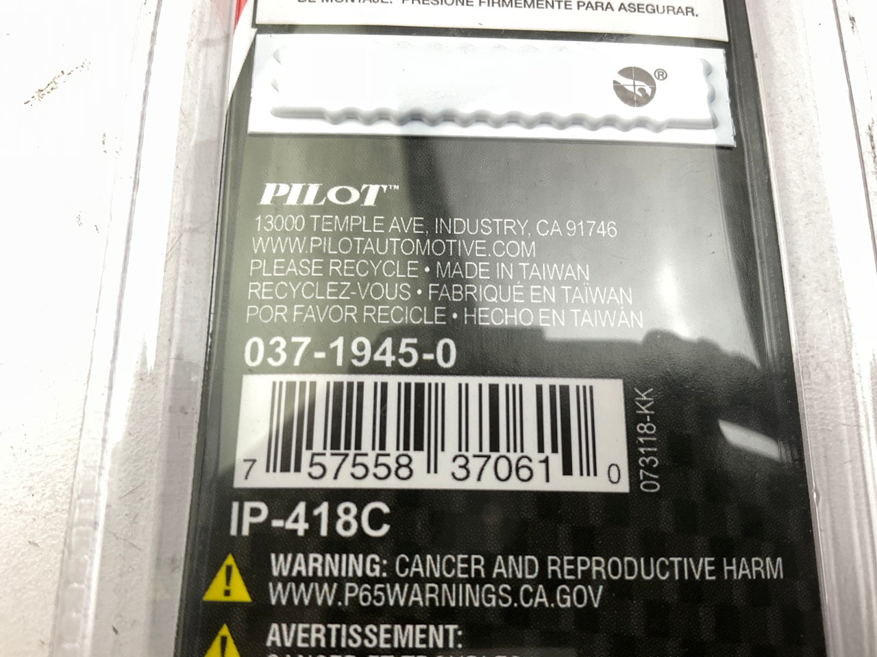 Pilot IP-418C ''4 X 4'' Triple Chrome Plated Emblem