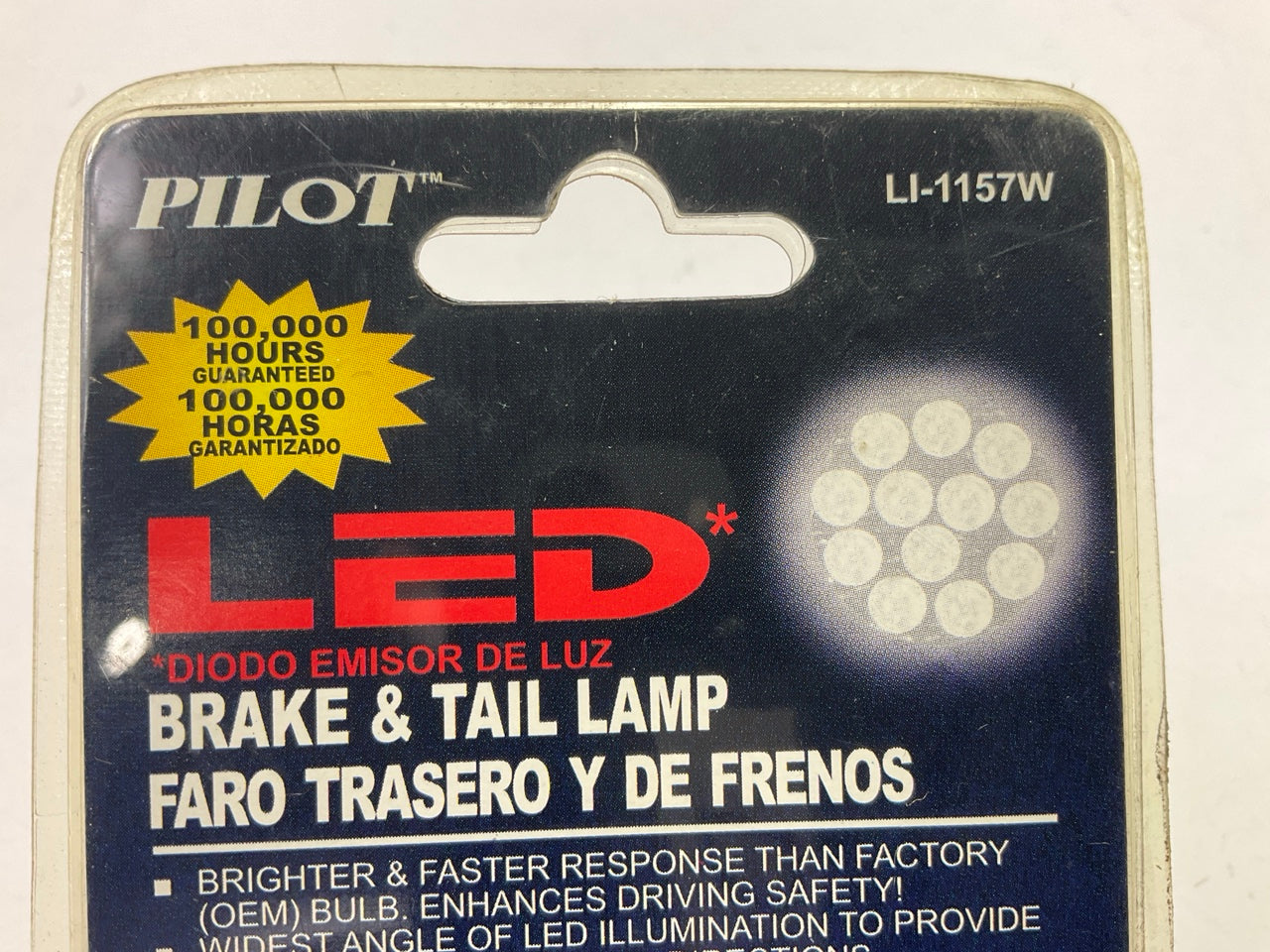 Pilot PM-2112E LED Daytime White Running Lamp Light Bulb #1157, 2057 12V