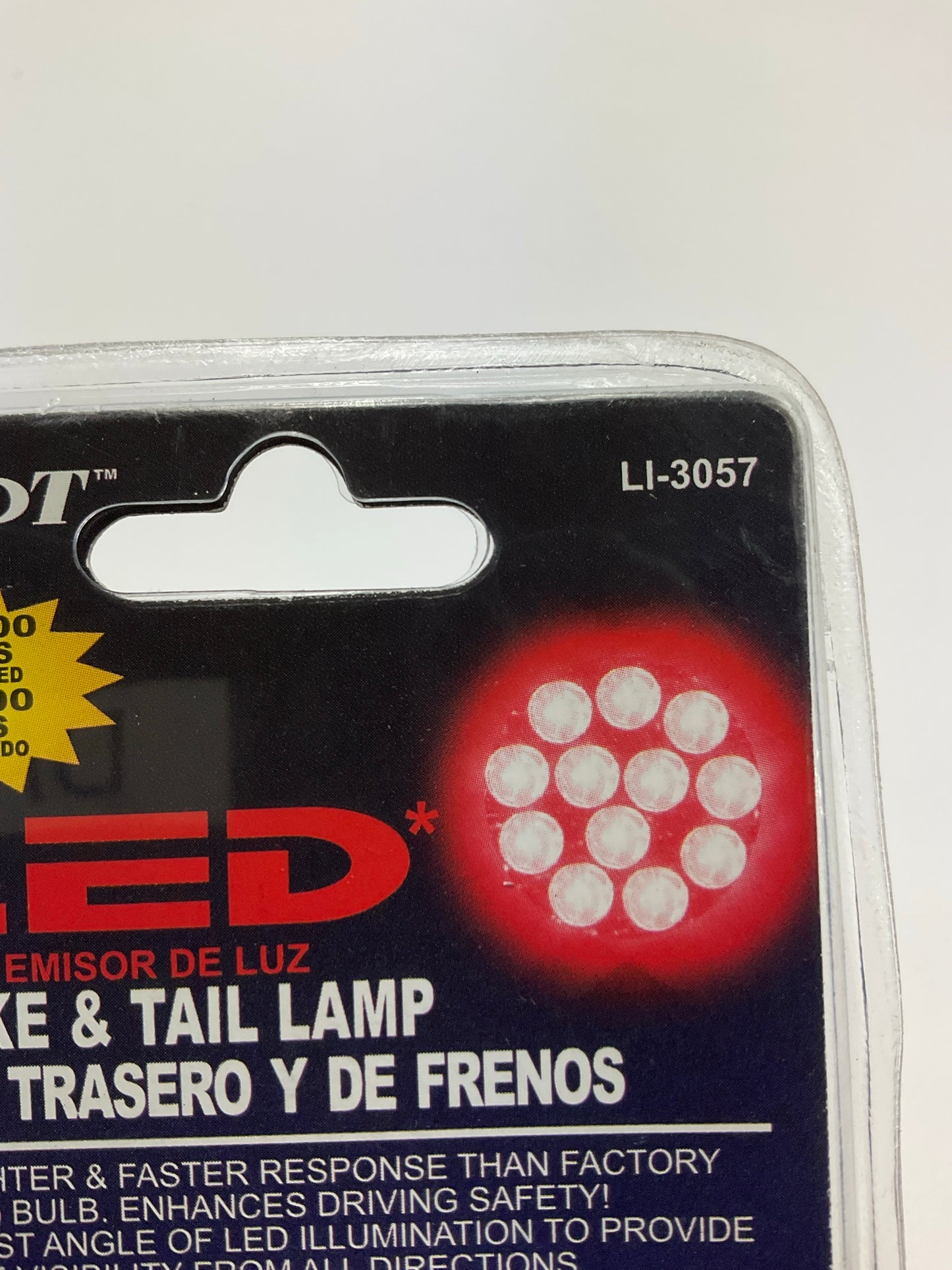 Pilot LI-3057W LED Tail Brake Lamp Light Bulb #3057, 3457, 3357,3056,3156 12V