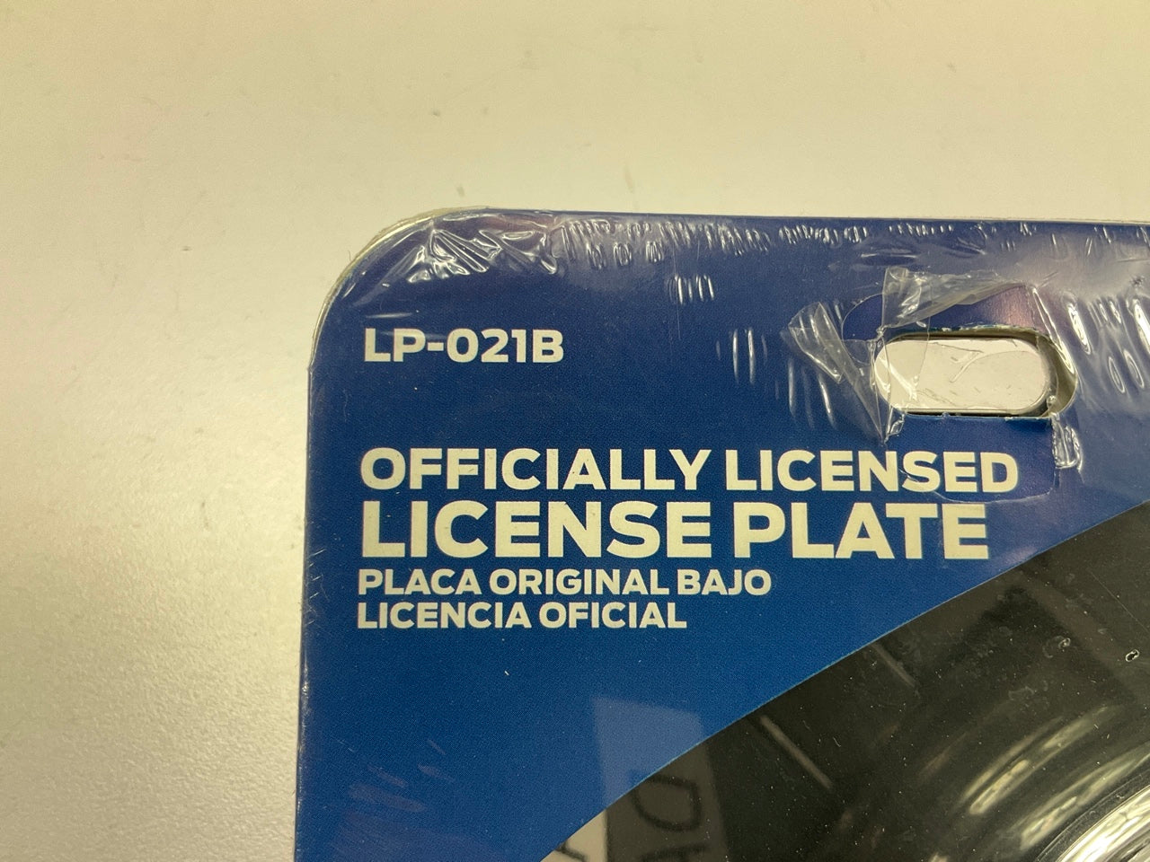 Pilot LP-021B Ford 3D License Plate Stainless Steel