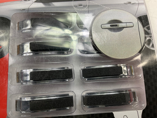 Pilot MD-021E Door Guards, Prevents Scratches, Soft Cushion, Black/Chrome, 8PC