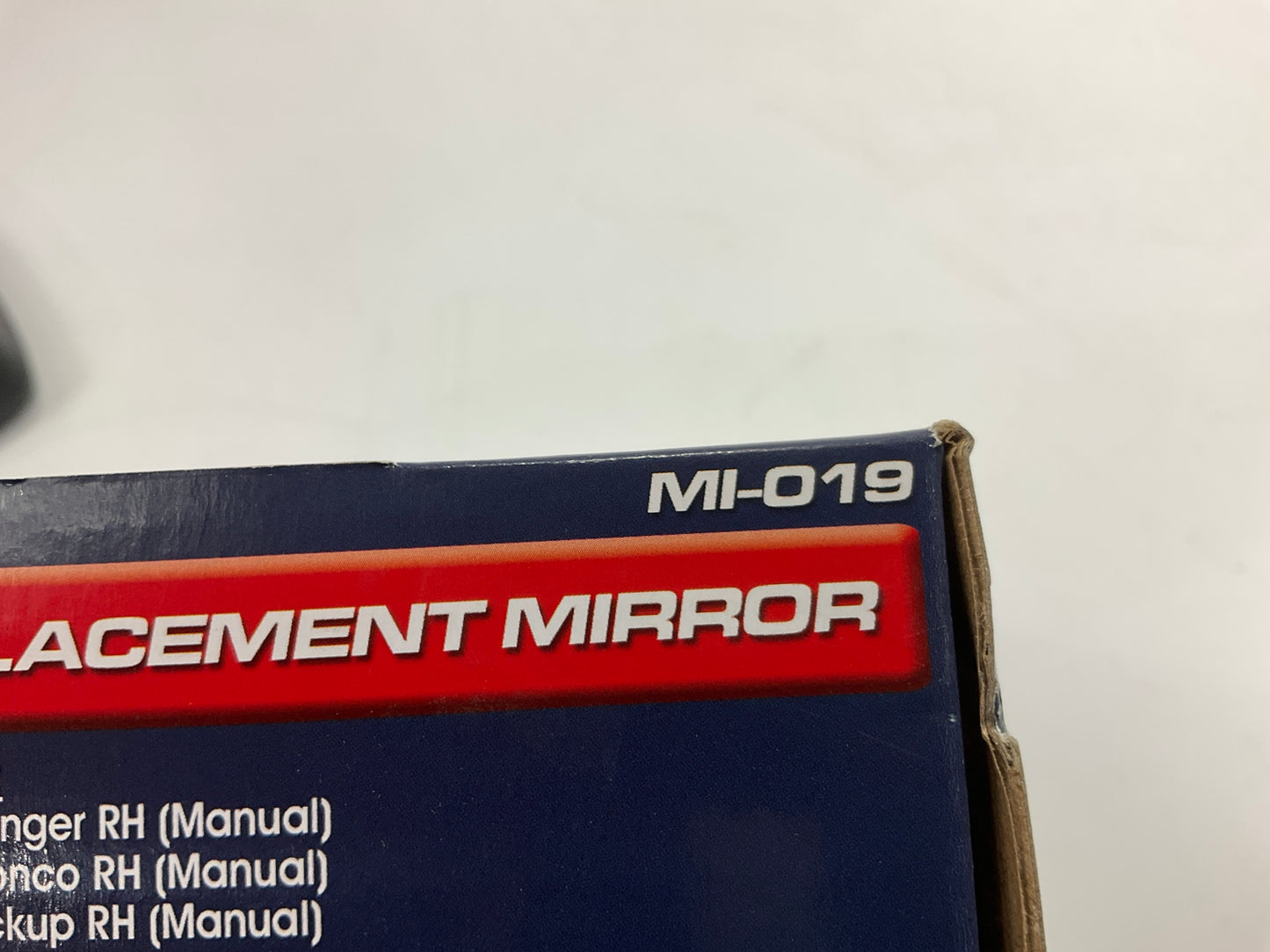 Pilot MI019 Front Right Manual Fold-Away Door Mirror For 1983-1992 Ford Ranger