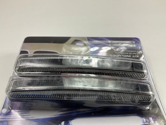 PILOT NV-2036W 6'' LED Beam Accent Lights, Slim, Pair, Bright White DRL