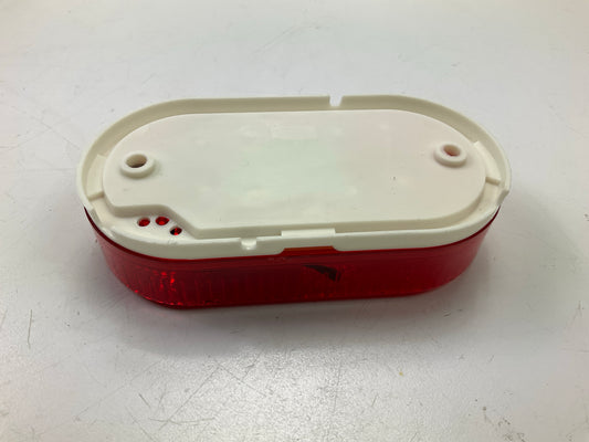 (10) Pilot NV-5003R 4'' Red Oval Surface Mount Clearance Side Marker Light