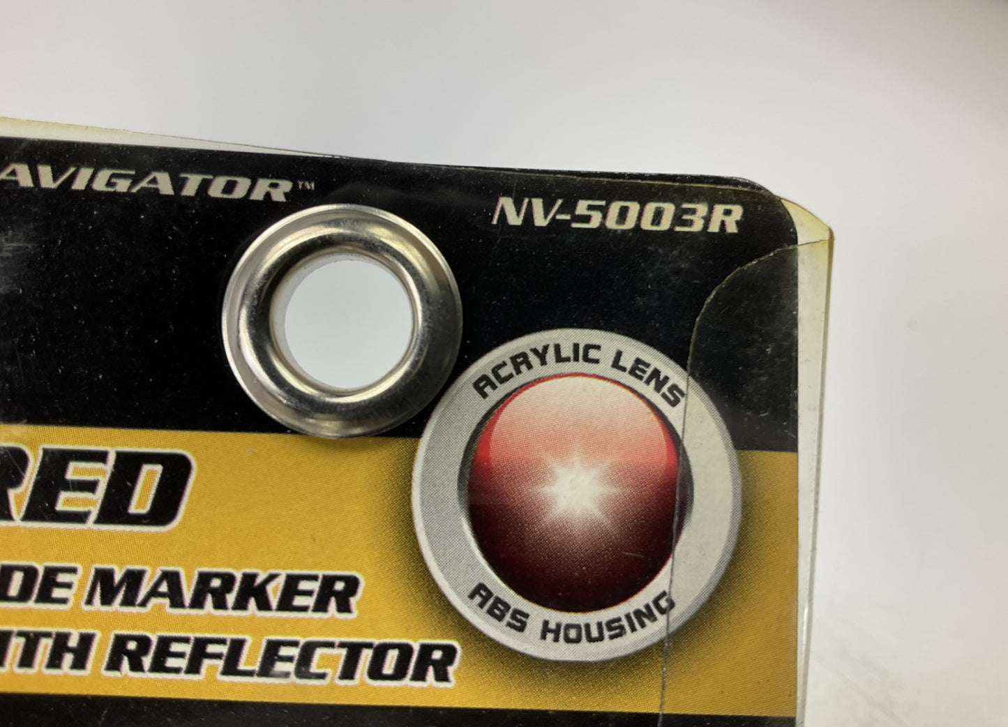 (10) Pilot NV-5003R 4'' Red Oval Surface Mount Clearance Side Marker Light