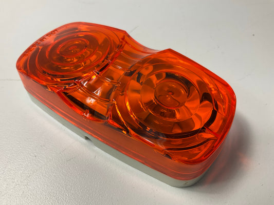(10) Pilot NV-5006A 4'' Amber Oval Surface Mount Clearance Side Marker Light