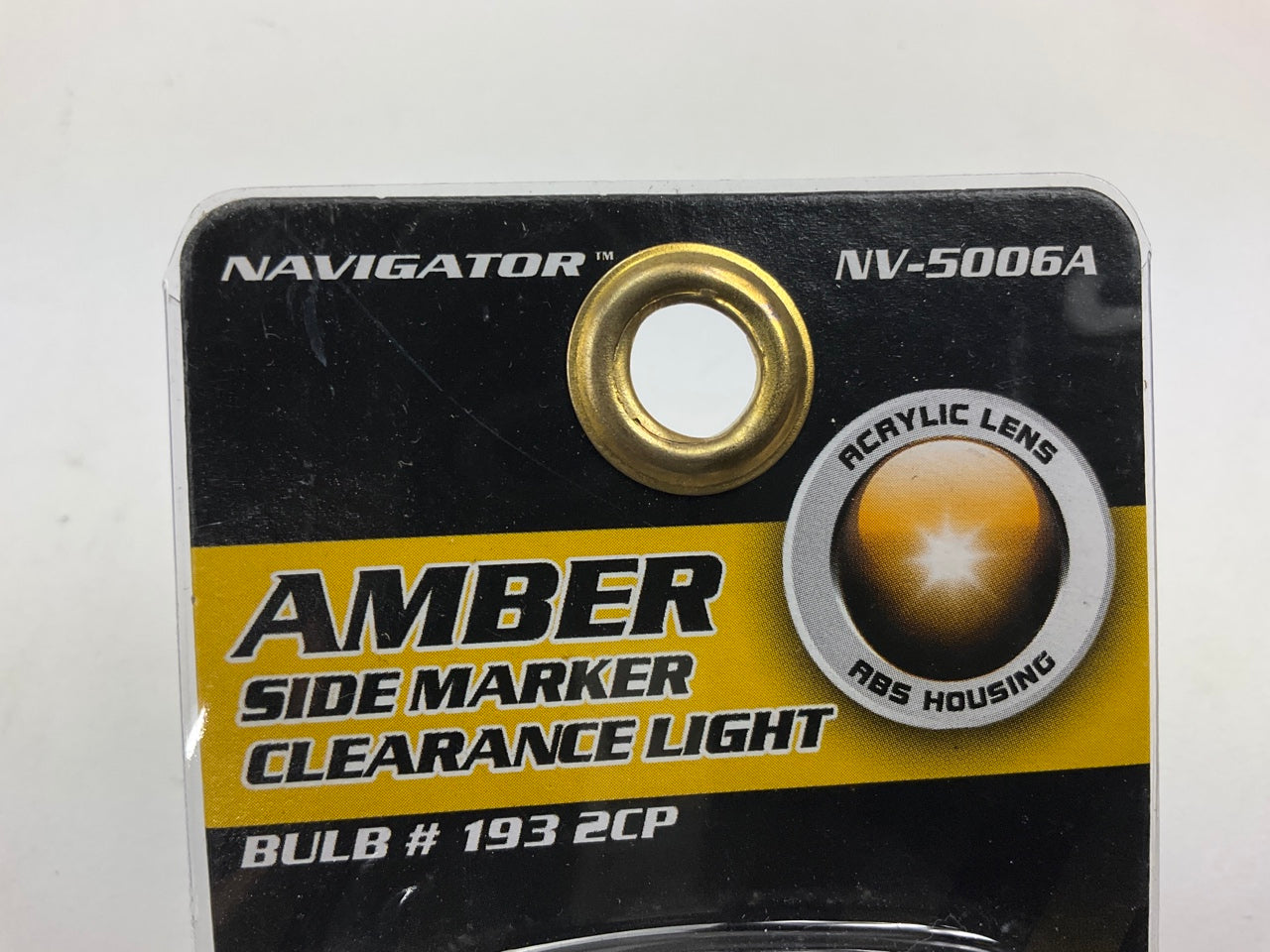 Pilot NV-5006A 4'' Amber Oval Surface Mount Clearance Side Marker Light