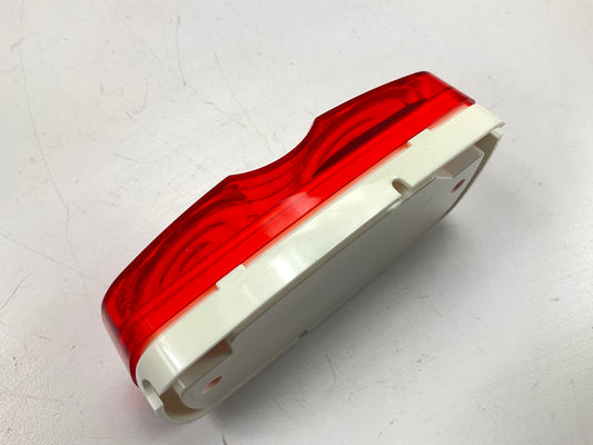 Pilot NV-5006R 4'' Red Oval Surface Mount Clearance Side Marker Light Lamp, 12V
