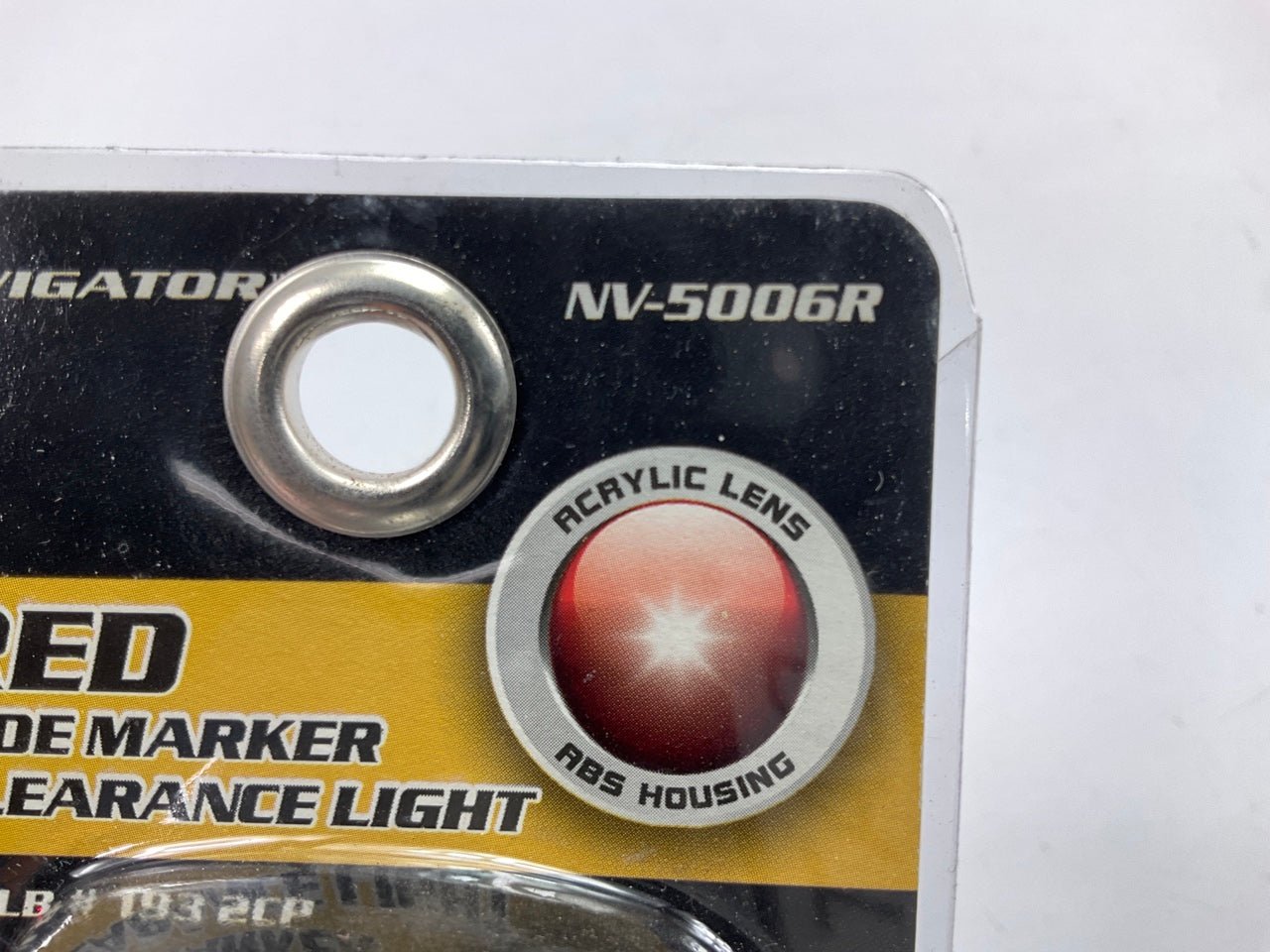 Pilot NV-5006R 4'' Red Oval Surface Mount Clearance Side Marker Light Lamp, 12V