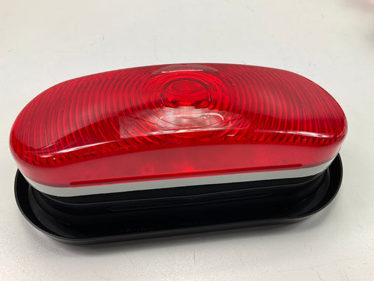Pilot NV-5011R Red Oval Stop, Turn, And Tail Light Lamp, 12V
