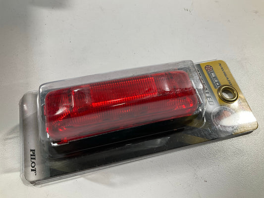 Pilot NV-5055R Rectangular Red LED Side Marker Light - 4'' X 1-1/4''