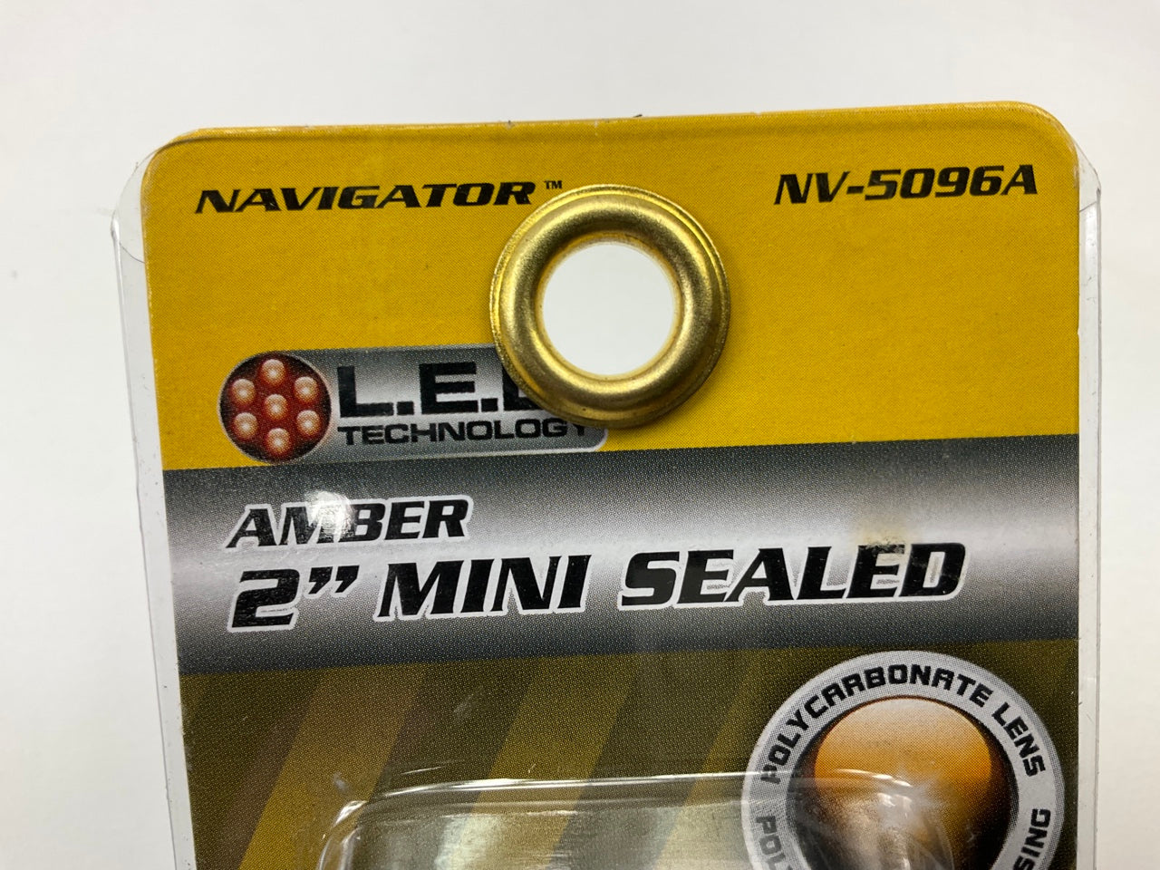 Pilot NV-5096A Mini 4''x1'' Rectangular Amber LED Side Marker Light Lamp