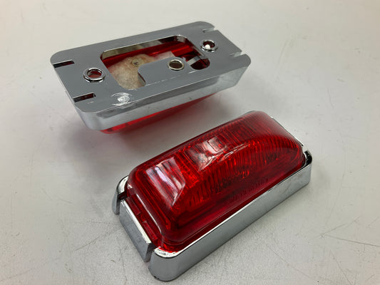 (10) Pilot NV-5096R Mini 4''x1'' Rectangular Red LED Side Marker Light
