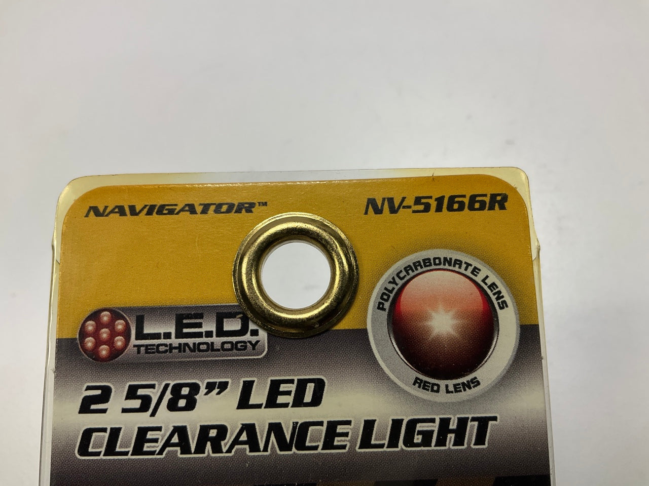 (10) Pilot NV-5166R Red Surface Mount LED Clearance Marker Light, 2.625'' Oval