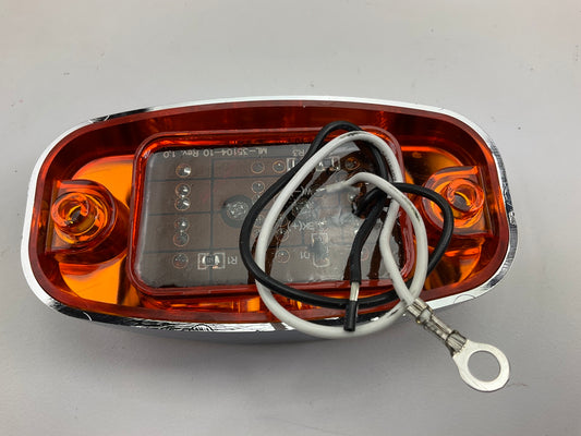 Pilot NV-5170AC 4'' Amber Surface Mount LED Clearance Side Marker Lamp Light