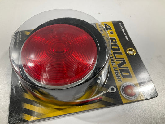 Pilot Navigator NV-5012R 4'' Red Round Surface Mount Combination Light