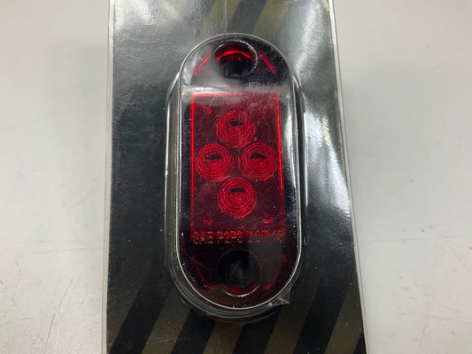 (10) Pilot NV5183R Universal 2.6''x1'' Red Oval Surface Mount LED Clearance Light