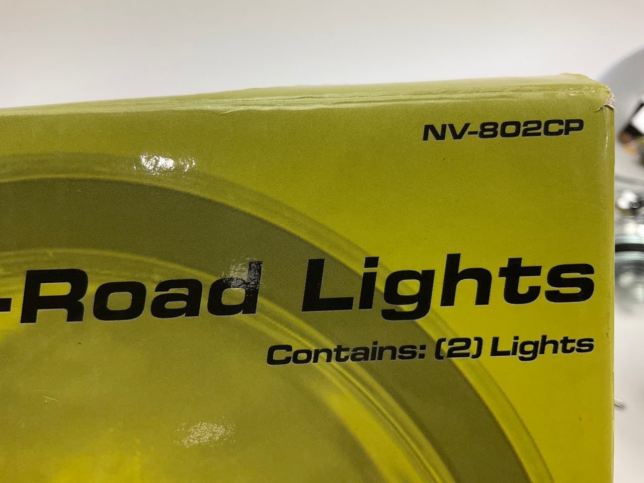 Pilot NV802CP 6'' 2x100W Round Chrome Housing Driving Beam Lights