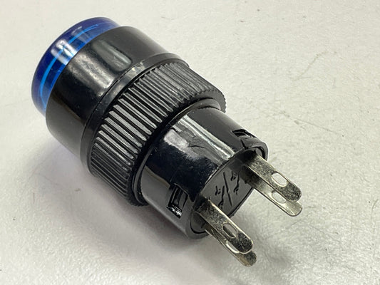 Pilot PL-SW60B Push Button Blue LED On/Off Switch, 12 V