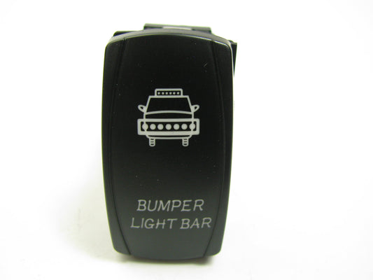 Pilot PL-SW75W WHITE LED Illuminated ON-OFF Rocker Switch - ''BUMPER LIGHT BAR''