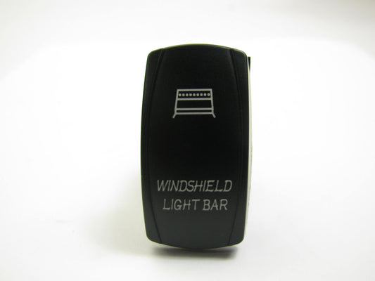 Pilot PL-SW76W Universal 12V Rocker Switch ''WINDSHIELD LIGHT BAR'' White LED