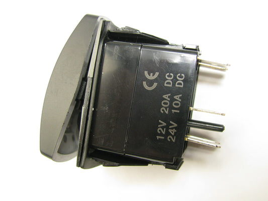 Pilot PL-SW93B Universal 12V Rocker ON-OFF Switch BLUE LED Lit ''DRIVING LIGHTS''