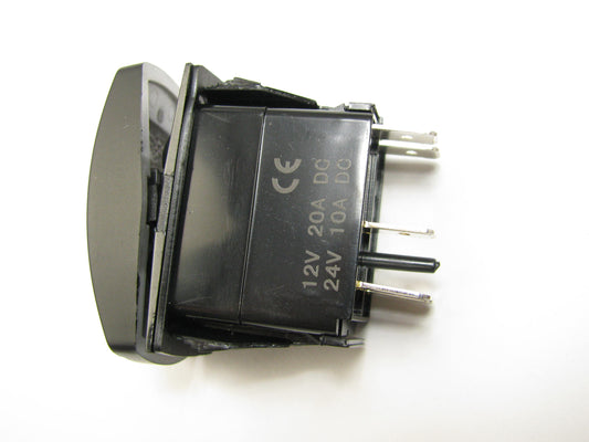 Pilot PL-SW98R Universal 12V ON-OFF Rocker Switch ''SPOT LIGHTS'' RED LED Lit