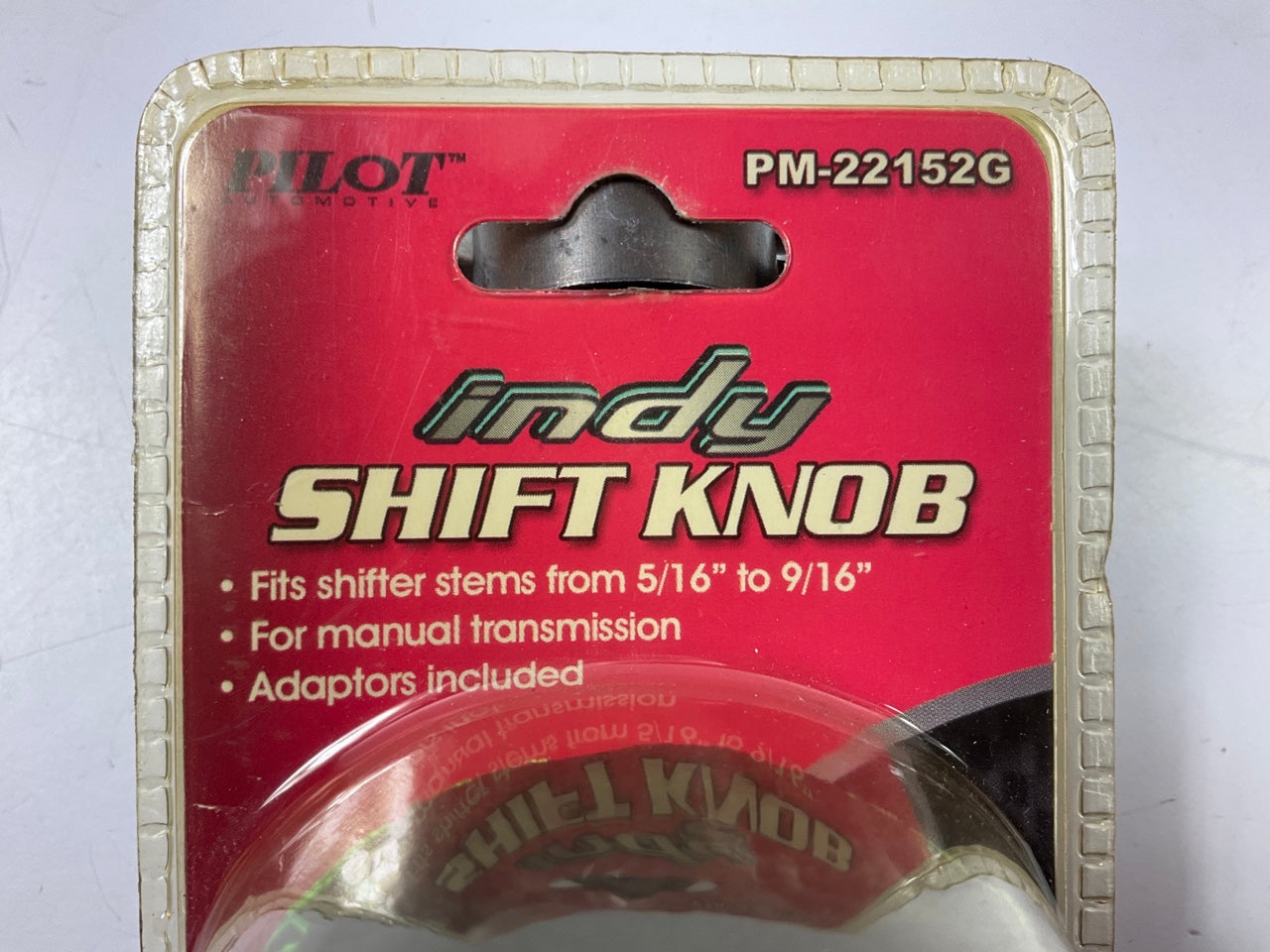 Pilot PM-22152G Manual Transmission Shift Knob For 5/16''-9/16'' Stems W/ Adapters