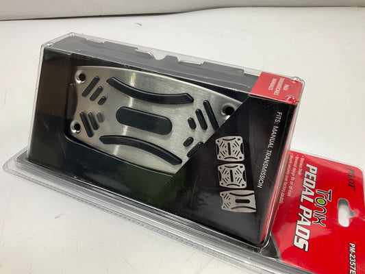 Pilot PM-2357E2 Universal Manual Transmission Stainless Pedal Pads