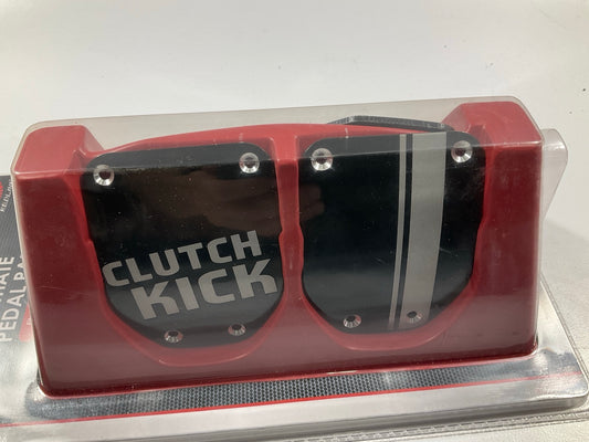 Pilot PM-2396 Clutch Kick, Never Lift Aluminum Manual Pedal Pad Set (Stickshift)