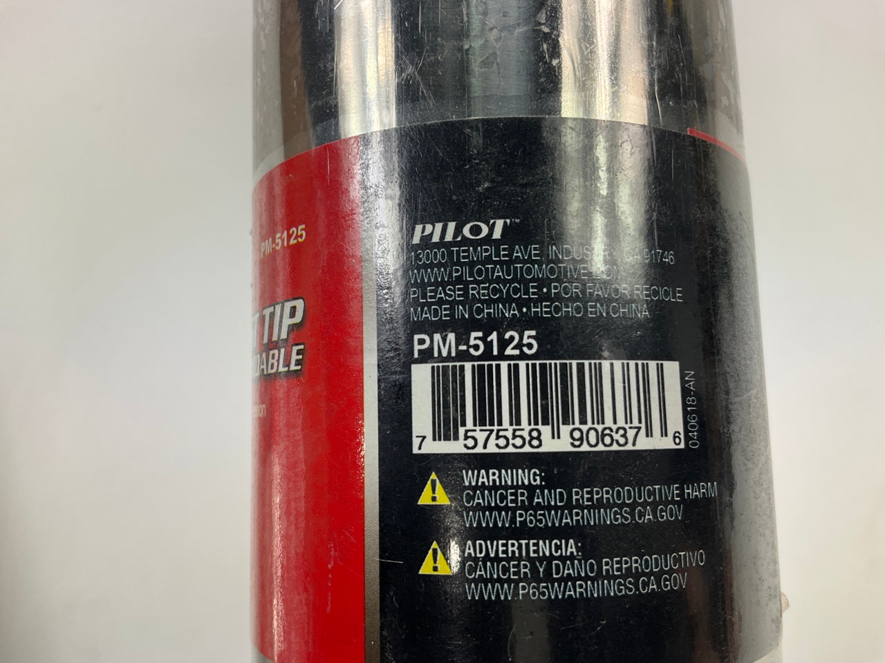 (2) Pilot PM-5125 Universal Stainless Exhaust Tip - 2.5'' Outlet, For 1.75-2.25''